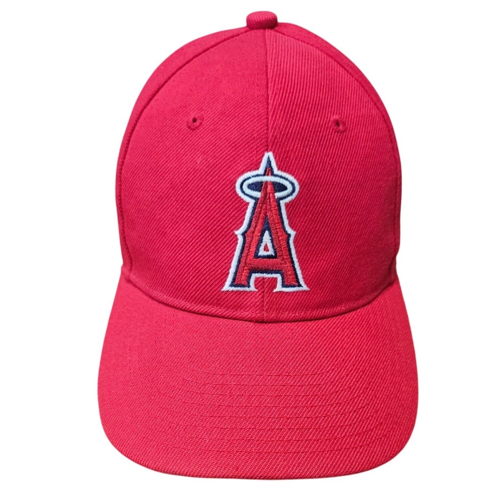 Los Angeles Angels Red Baseball Cap Sixth Man Promotions Adjustable MLB Hat OSFM